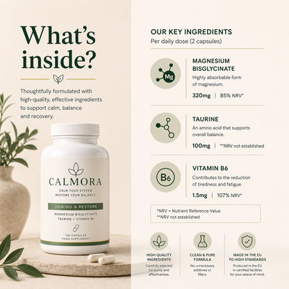 Calmora™ Unwind & Restore - Magnesium Complex | 2 Month Supply