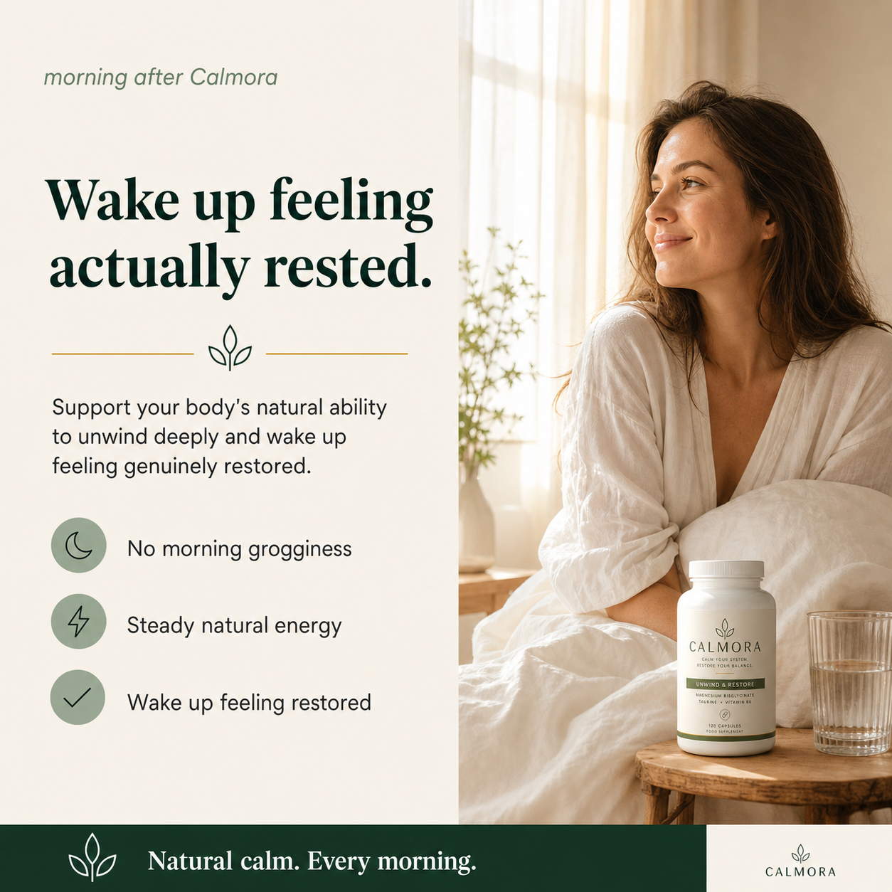 Calmora™ Unwind & Restore - Magnesium Complex | 2 Month Supply