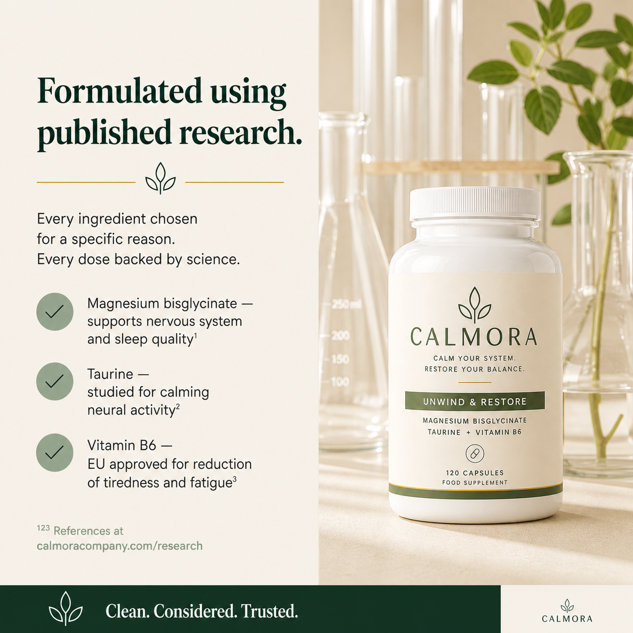 Calmora™ Unwind & Restore - Magnesium Complex | 2 Month Supply